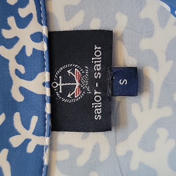 Sailor Sailor Blue and White Long Sleeve Dress - Picture 2 of 8